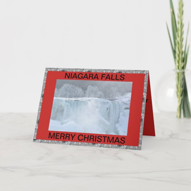 CARTÃO DE NATAL DE NIAGARA FALLS (Frente)