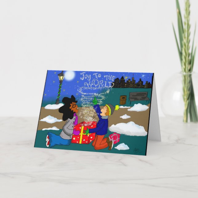 Cartão de Natal de Nik e Mike (Frente)