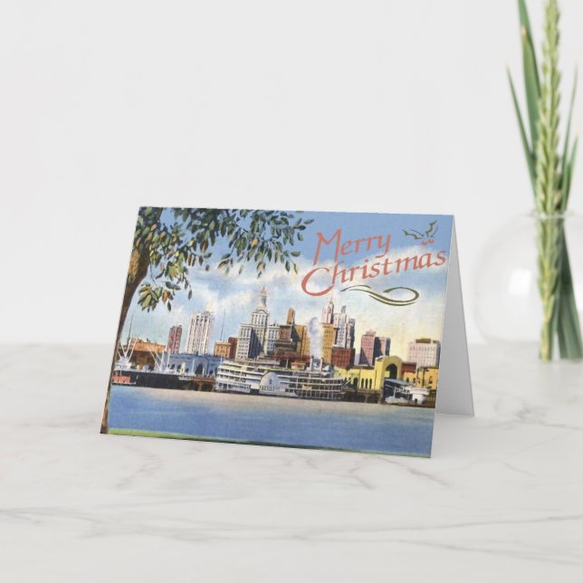 Cartão de Natal de Nova Orleães (Frente)