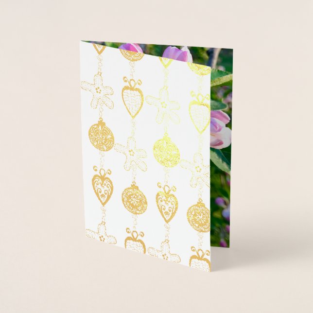 Cartão de Natal de Ornamento do Cabo Cod (Frente)