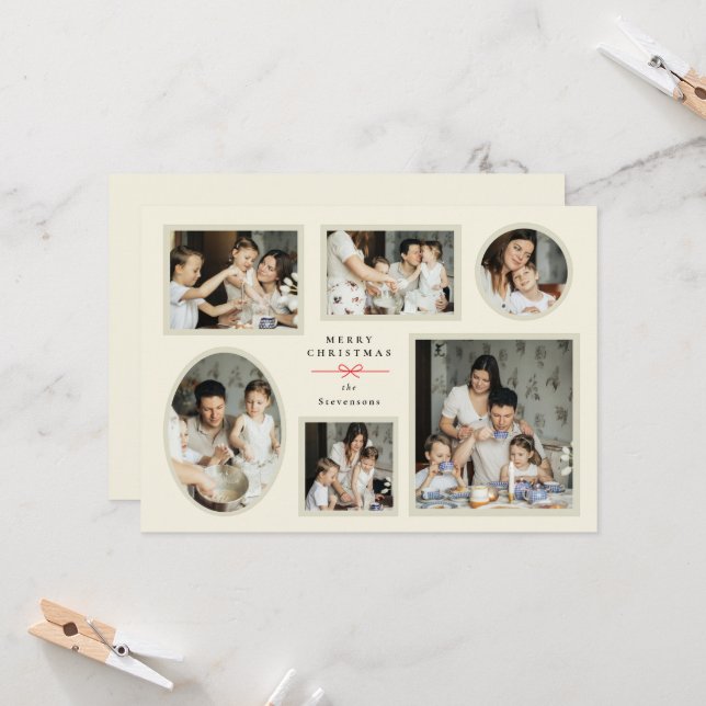 Cartão de Natal de Parede de Galeria (Frente/Verso In Situ)