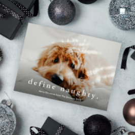 Cartão de Natal de Pet Divertido e econômico