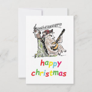 Cartão de Natal de Possum