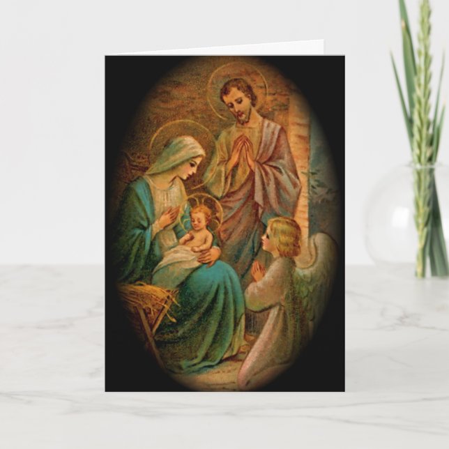 Cartão de Natal de Presente de Amor (Vazio, Person (Frente)