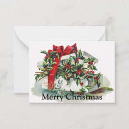 Cartão de Natal de Presente de Natal