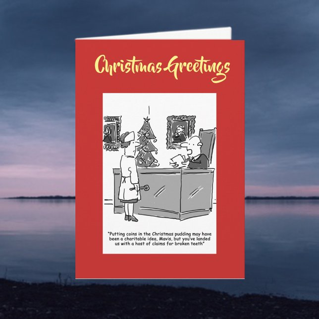 Cartão de Natal de Pudim com Código QR (Criador carregado)