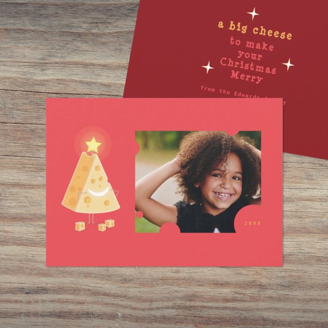 Cartão de Natal de Queijo Grande (Criador carregado)