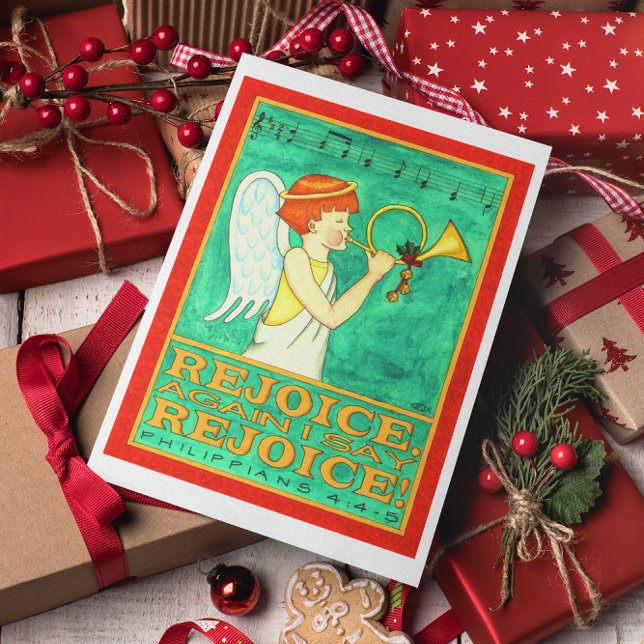 Cartão de Natal de Regozijo (Criador carregado)