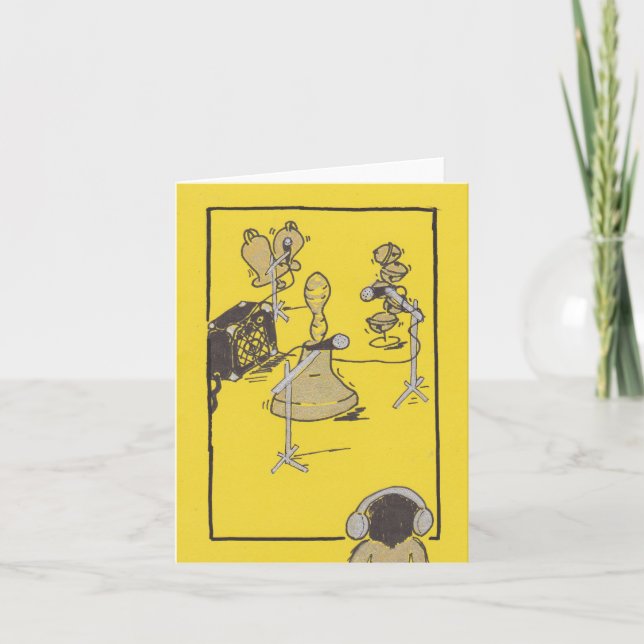 Cartão de Natal de Rock Jingle Bell (Frente)