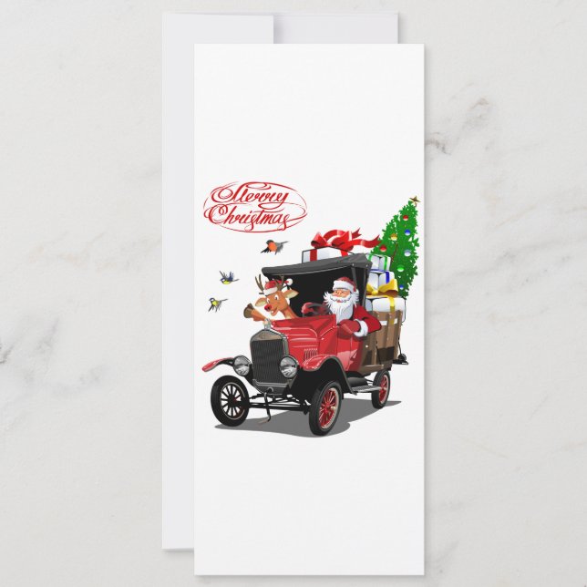 Cartão de Natal de Saudação (Frente)