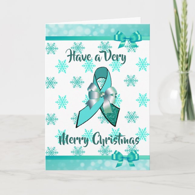 Cartão de Natal de Saudação à Miastenia Gravis (Frente)