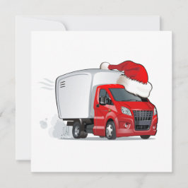 Cartão de Natal de saudação de desenho animado