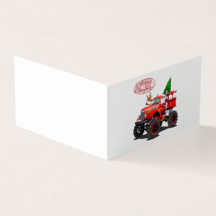 Cartão de Natal de saudação de desenho animado