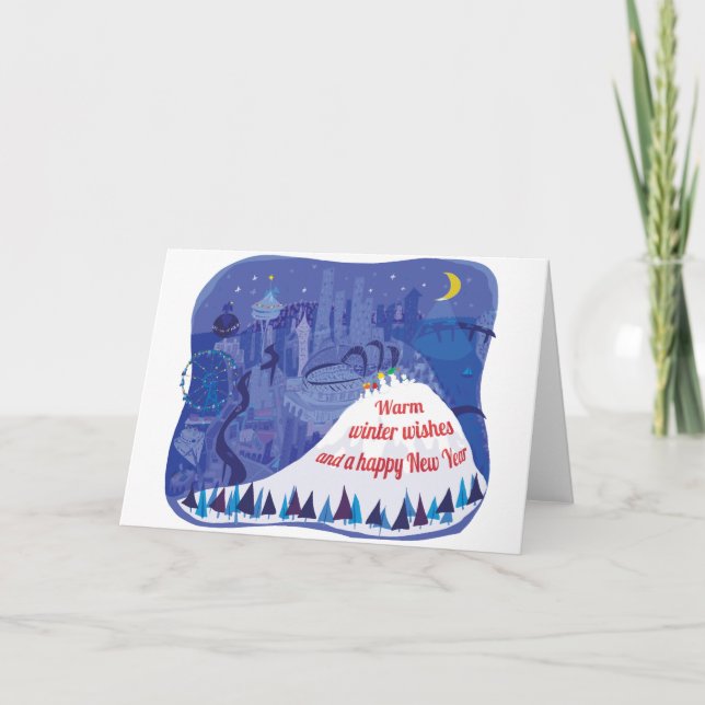 cartão de Natal de Seattle (Frente)