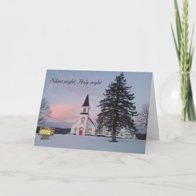 Cartão de Natal de St James (Frente)