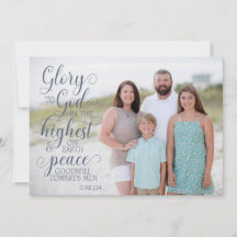 Cartão de Natal de Texto Cristão