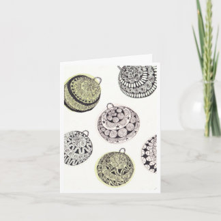 Cartão de Natal de vazio - Balas de Natal