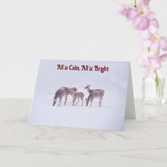 Cartão de Natal de Velho Selvagem (Orquídea)