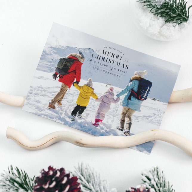 Cartão de Natal de Xadrez de Feriado Preto (Criador carregado)