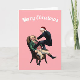 Cartão de Natal Dentista Feliz