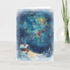 Cartão de Natal - Desejos tornam-se realidade