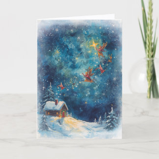 Cartão de Natal - Desejos tornam-se realidade