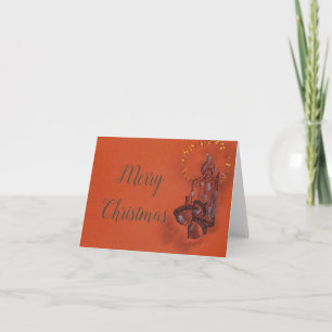 Cartão de Natal desenhado à mão