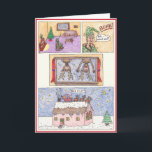 Cartão de Natal - desenhos animados, "sobre o<br><div class="desc">Este é uns desenhos animados desenhados mão que eu criei alguns anos traseiros,  para amigos e família,  e decidido então digitar e fazer disponível ao público.</div>