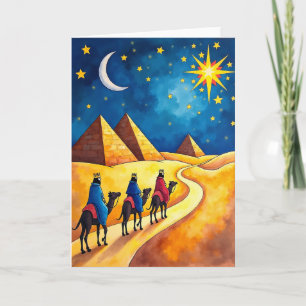 Cartão de Natal Desert Star