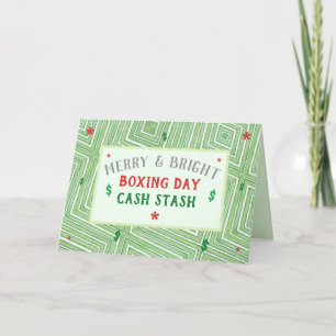 Cartão de Natal Dinheiro