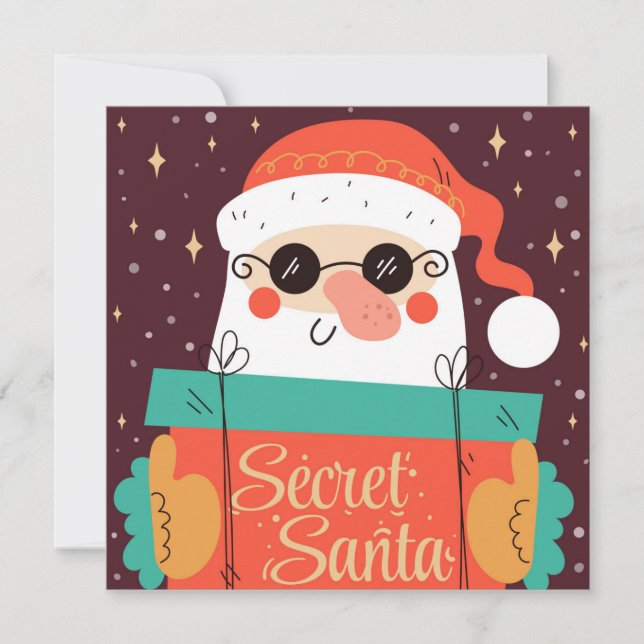 Cartão de Natal do Amigo Secreto (Frente)