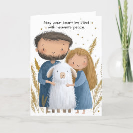 Cartão de Natal do Amor do Pastor