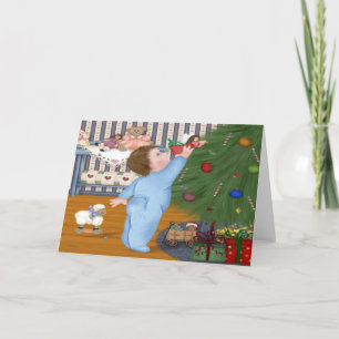 Cartão de Natal do Angel Baby