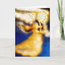 Cartão de Natal do anjo de Kernow