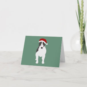 Cartão de Natal do Bull Terrier