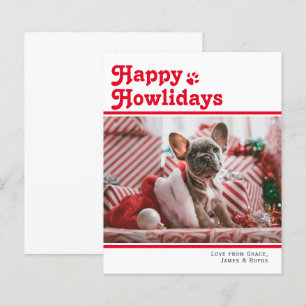 Cartão de Natal do Cão Feliz Natal Pet Orçamento