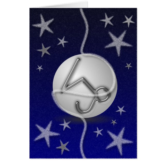 Cartão de Natal do Capricórnio (Frente)