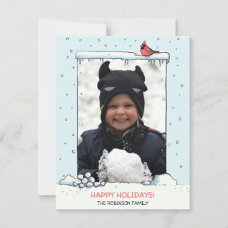 Cartão de Natal do Cardeal Vermelho, Cartão de Fér