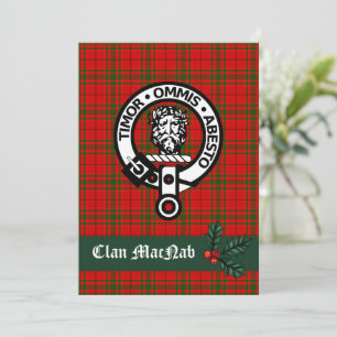 Cartão de Natal do Clan MacNab Escocês