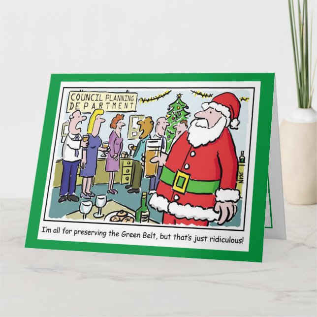 Cartão de Natal do Conselho ou da Autoridade Local (Frente)