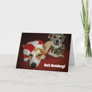 Cartão de Natal do Corgi