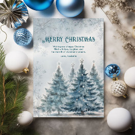 Cartão de Natal do Encantador País das Maravilhas 