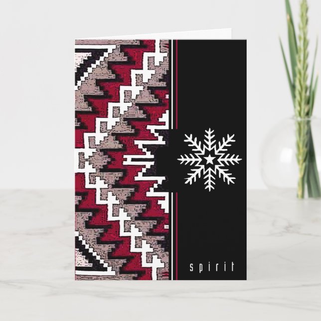 Cartão de Natal do espírito (Frente)