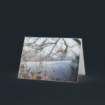 Cartão de Natal do feriado - cena gelado do<br><div class="desc">Uma manhã torrada bonita - tomada na parte inferior do jardim da minha mãe. 

Visite minha loja para comprar uma mercadoria mais adicional que indica esta imagem.</div>