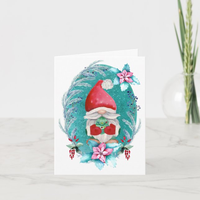 Cartão de Natal do Gnomo (Frente)