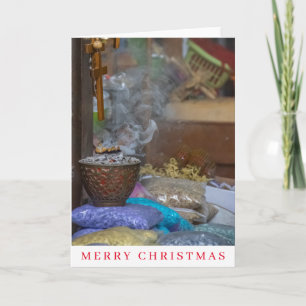 Cartão de Natal do gravador de incentivos