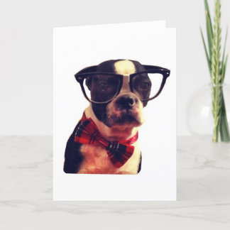 Cartão de Natal do hipster