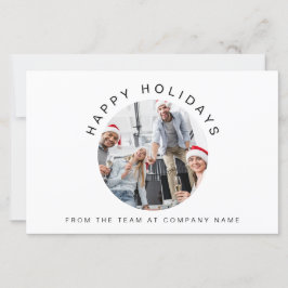 Cartão de Natal do Logotipo da Companhia de Fotogr