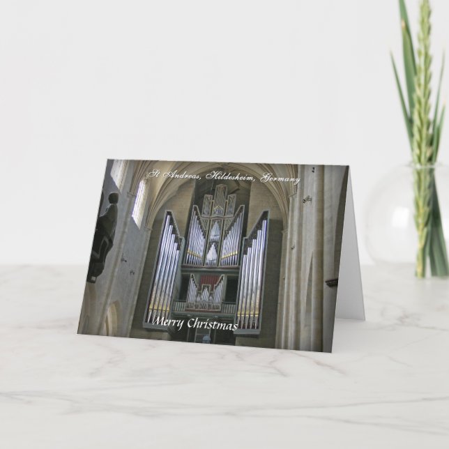 Cartão de Natal do órgão de Hildesheim (Frente)