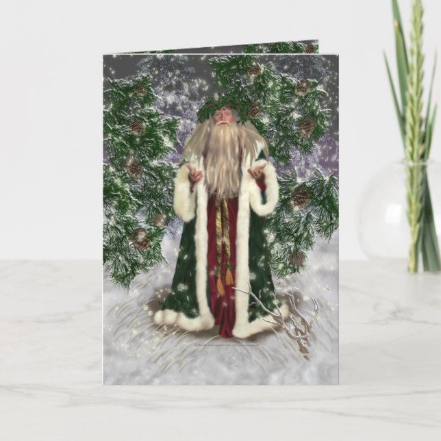 Cartão de Natal do pai (Frente)